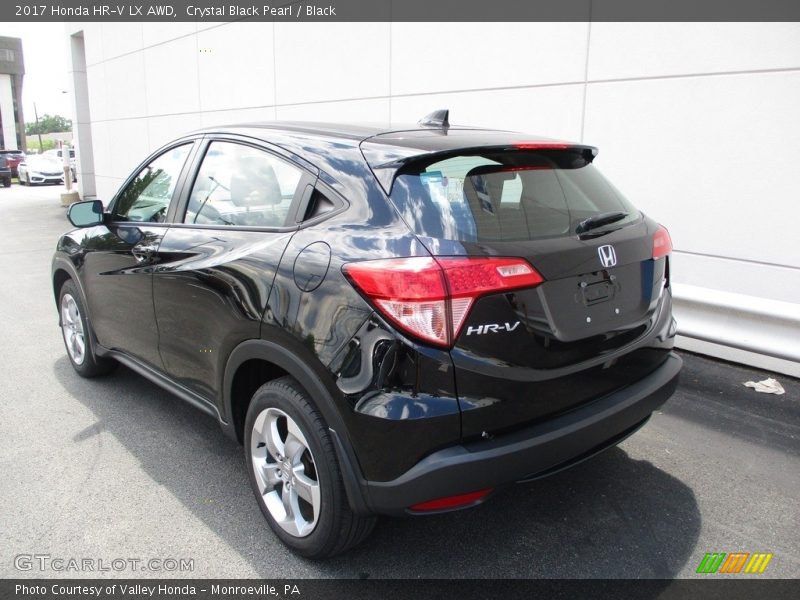 Crystal Black Pearl / Black 2017 Honda HR-V LX AWD
