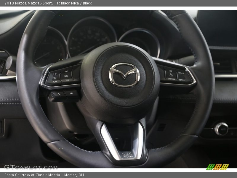 Jet Black Mica / Black 2018 Mazda Mazda6 Sport