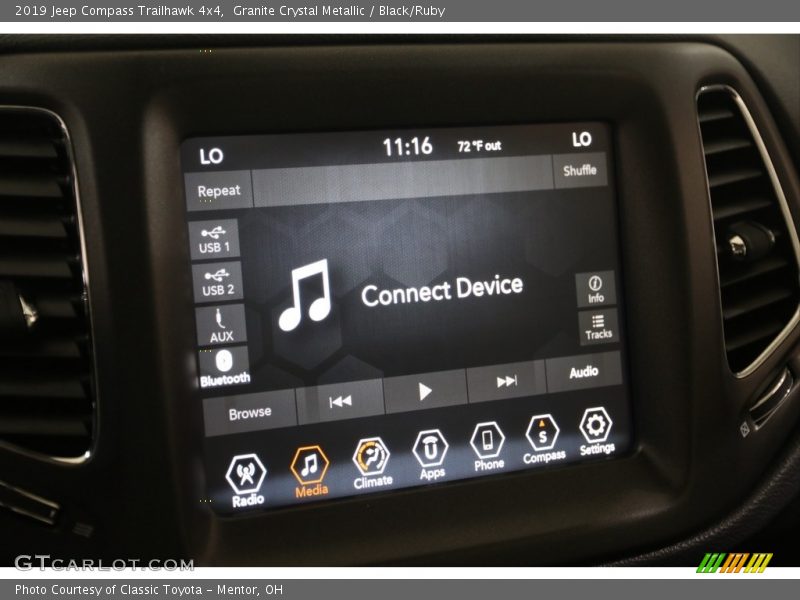 Granite Crystal Metallic / Black/Ruby 2019 Jeep Compass Trailhawk 4x4