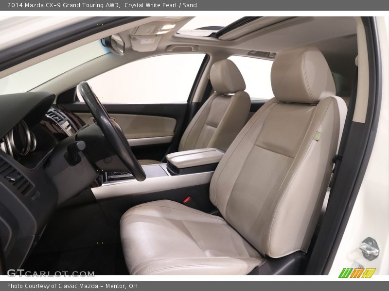 Front Seat of 2014 CX-9 Grand Touring AWD