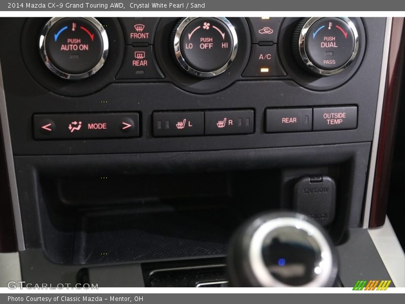 Controls of 2014 CX-9 Grand Touring AWD