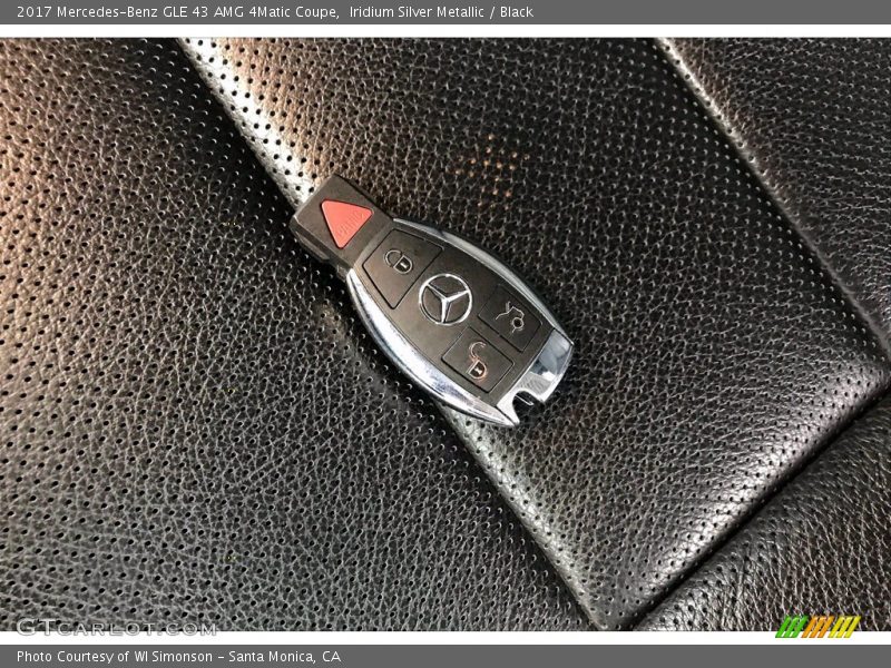 Keys of 2017 GLE 43 AMG 4Matic Coupe