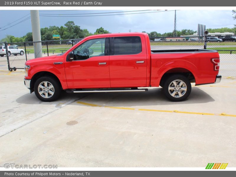Race Red / Earth Gray 2019 Ford F150 XLT SuperCrew
