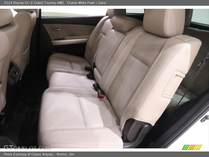 Rear Seat of 2014 CX-9 Grand Touring AWD