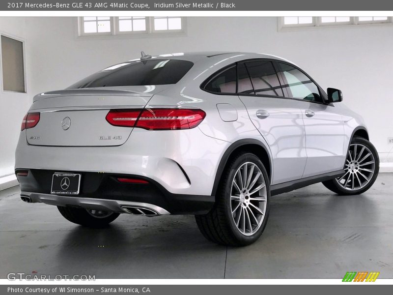 Iridium Silver Metallic / Black 2017 Mercedes-Benz GLE 43 AMG 4Matic Coupe