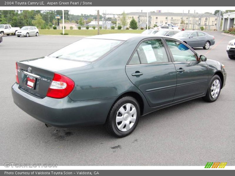 Aspen Green Pearl / Stone 2004 Toyota Camry LE