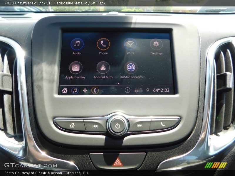 Pacific Blue Metallic / Jet Black 2020 Chevrolet Equinox LT