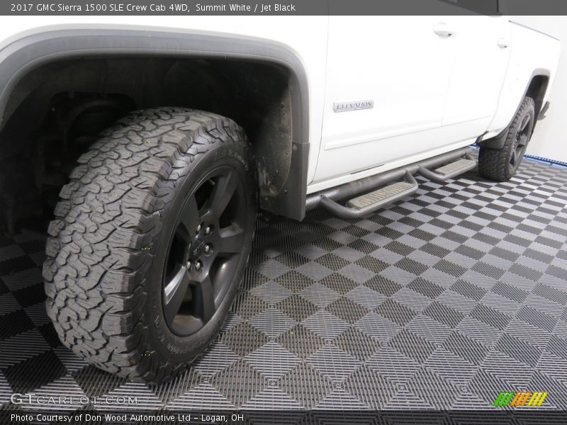 Summit White / Jet Black 2017 GMC Sierra 1500 SLE Crew Cab 4WD