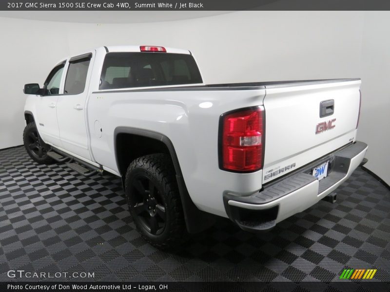 Summit White / Jet Black 2017 GMC Sierra 1500 SLE Crew Cab 4WD