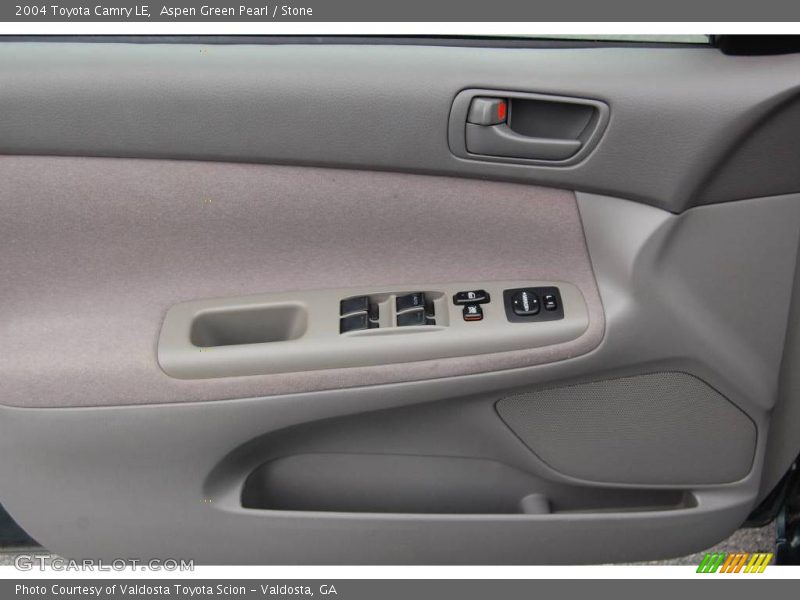 Aspen Green Pearl / Stone 2004 Toyota Camry LE