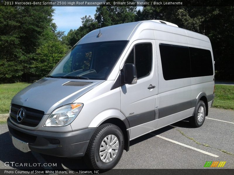 Brilliant Silver Metallic / Black Leatherette 2013 Mercedes-Benz Sprinter 2500 High Roof Passenger Van