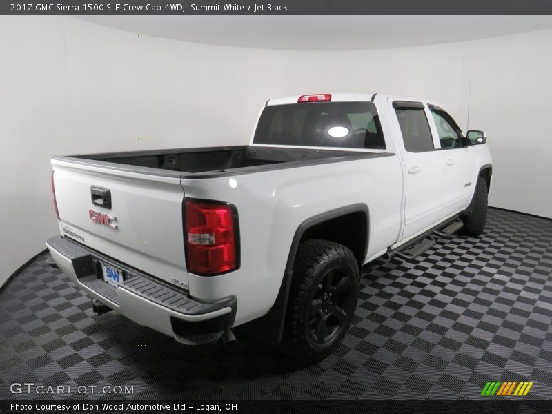 Summit White / Jet Black 2017 GMC Sierra 1500 SLE Crew Cab 4WD