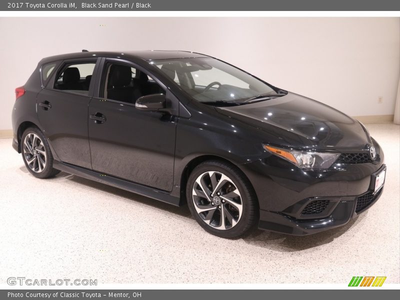 Black Sand Pearl / Black 2017 Toyota Corolla iM