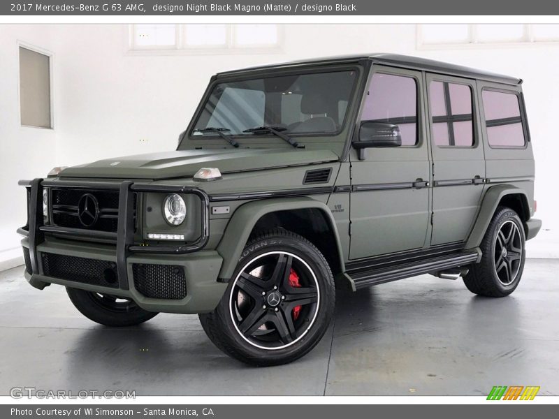Front 3/4 View of 2017 G 63 AMG