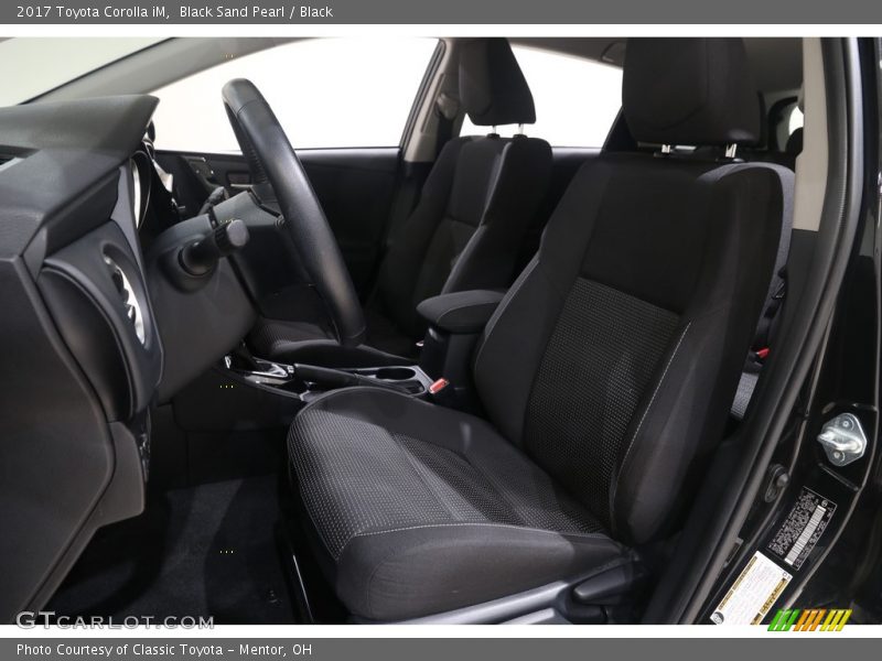 Black Sand Pearl / Black 2017 Toyota Corolla iM
