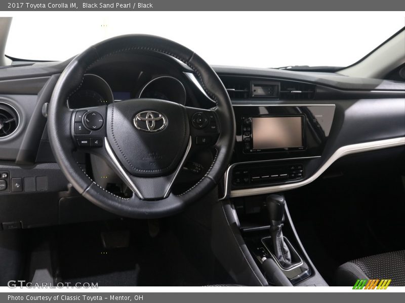 Black Sand Pearl / Black 2017 Toyota Corolla iM