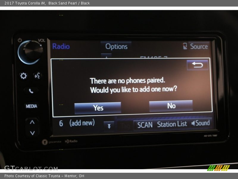 Black Sand Pearl / Black 2017 Toyota Corolla iM