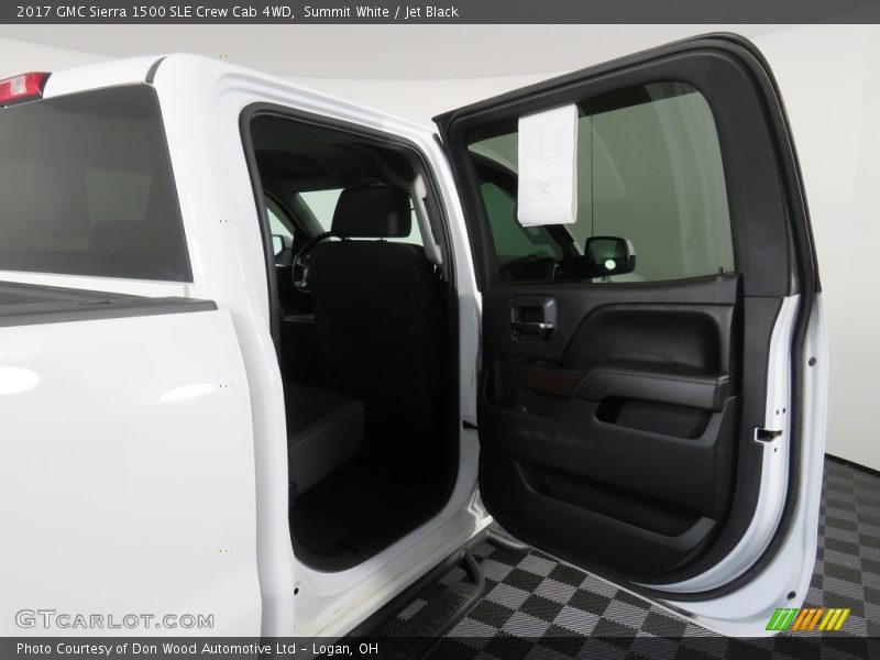Summit White / Jet Black 2017 GMC Sierra 1500 SLE Crew Cab 4WD