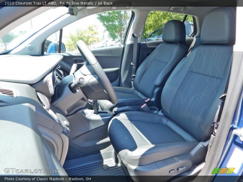 Pacific Blue Metallic / Jet Black 2020 Chevrolet Trax LT AWD