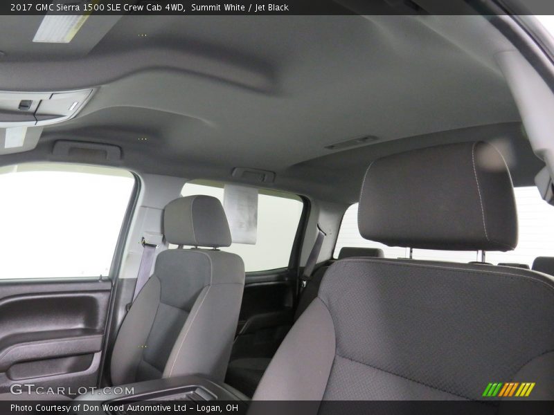 Summit White / Jet Black 2017 GMC Sierra 1500 SLE Crew Cab 4WD