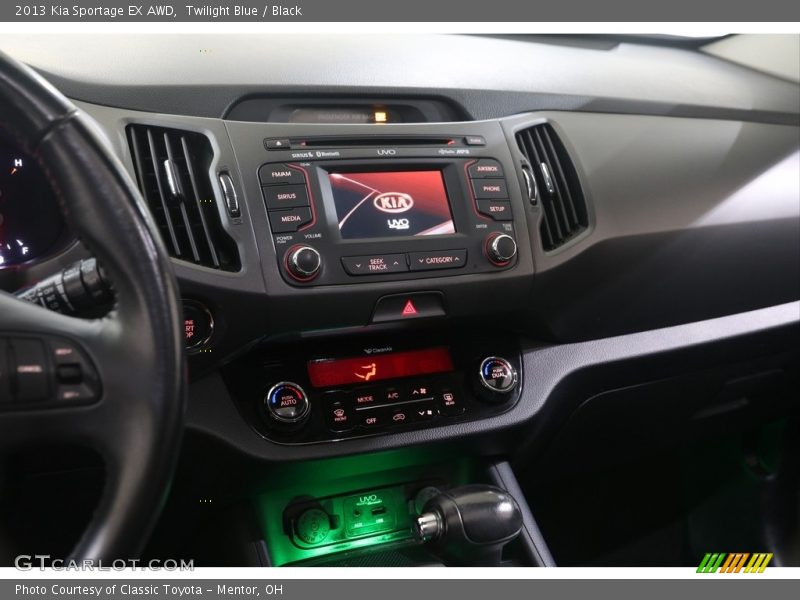 Twilight Blue / Black 2013 Kia Sportage EX AWD