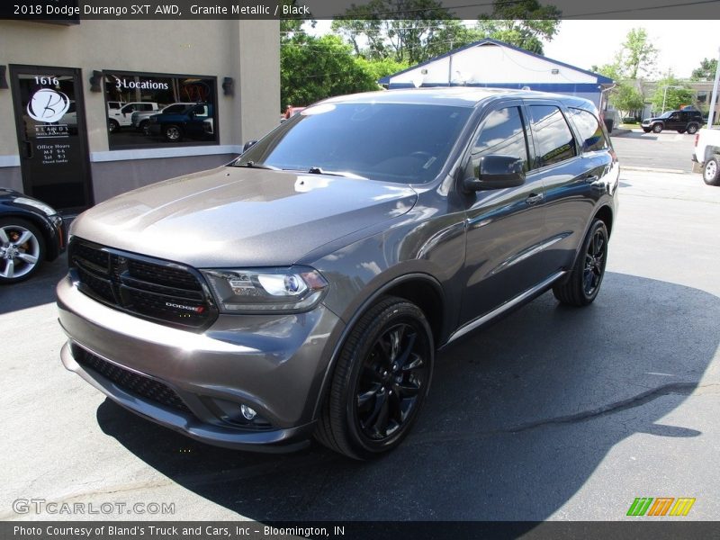 Granite Metallic / Black 2018 Dodge Durango SXT AWD