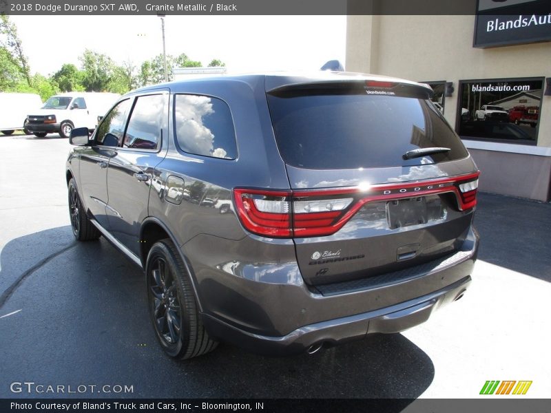 Granite Metallic / Black 2018 Dodge Durango SXT AWD