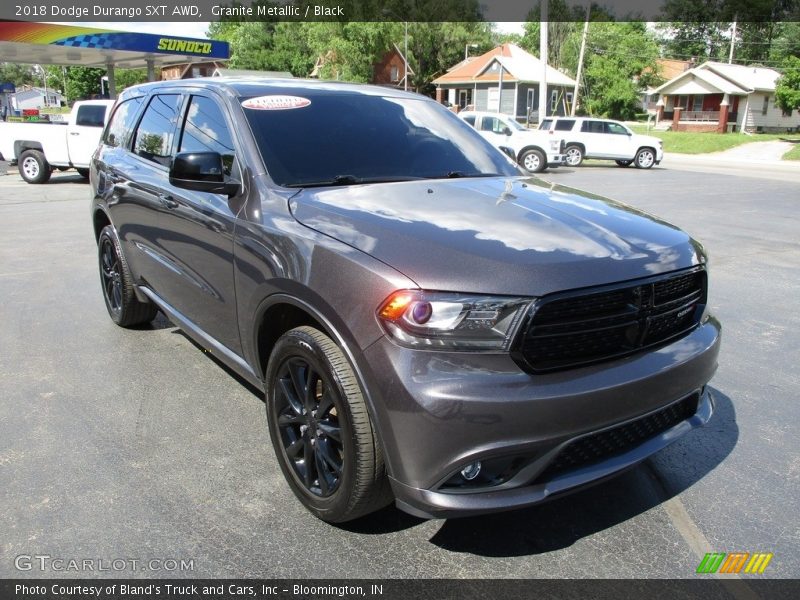 Granite Metallic / Black 2018 Dodge Durango SXT AWD