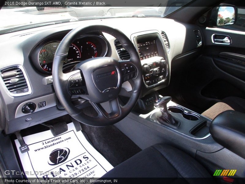 Granite Metallic / Black 2018 Dodge Durango SXT AWD