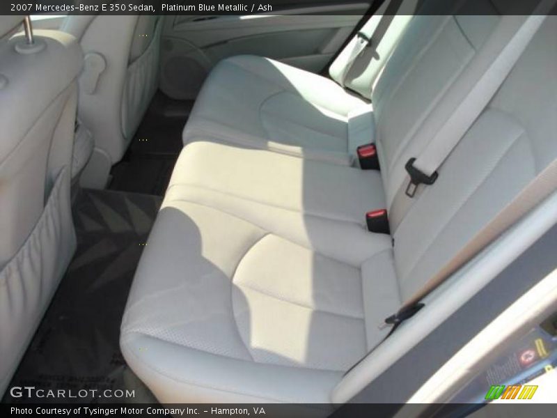 Platinum Blue Metallic / Ash 2007 Mercedes-Benz E 350 Sedan