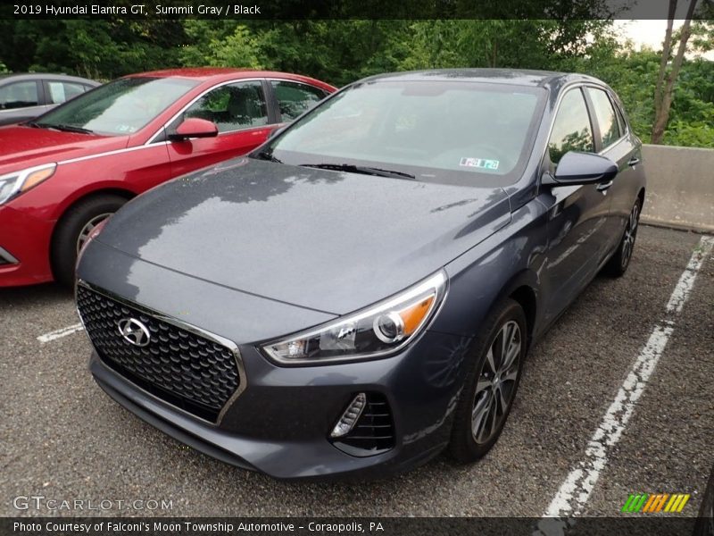 Summit Gray / Black 2019 Hyundai Elantra GT