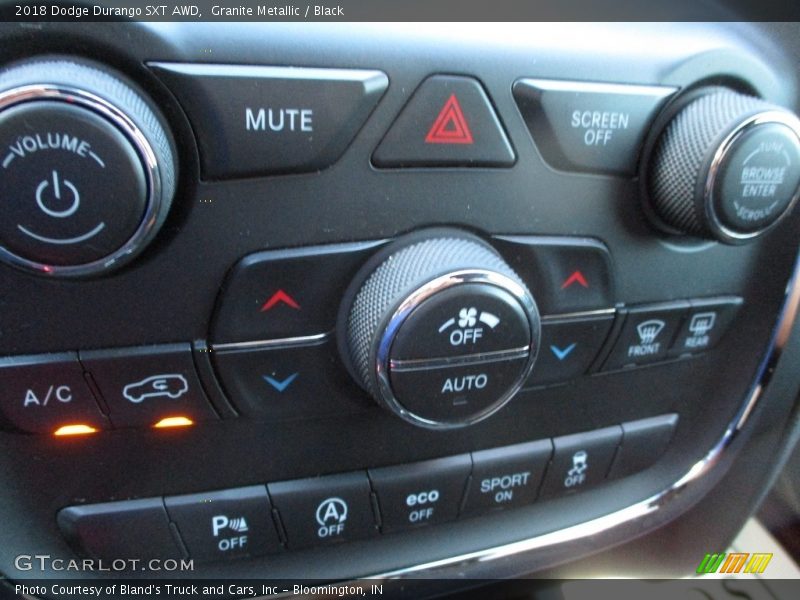 Granite Metallic / Black 2018 Dodge Durango SXT AWD