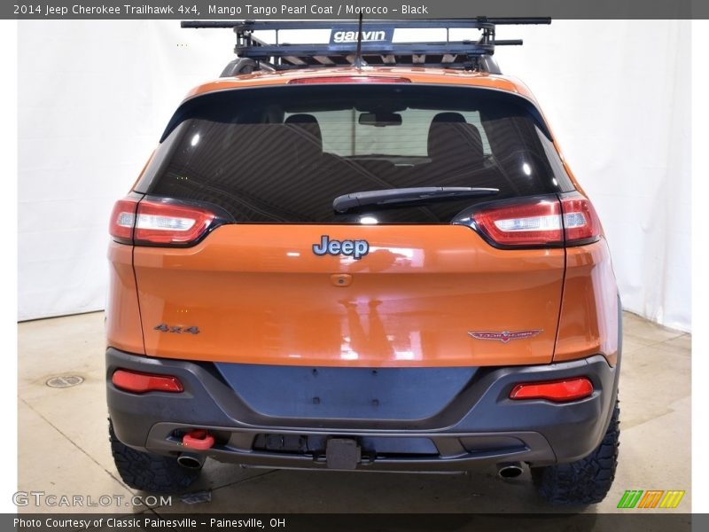 Mango Tango Pearl Coat / Morocco - Black 2014 Jeep Cherokee Trailhawk 4x4