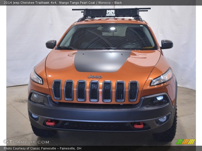 Mango Tango Pearl Coat / Morocco - Black 2014 Jeep Cherokee Trailhawk 4x4