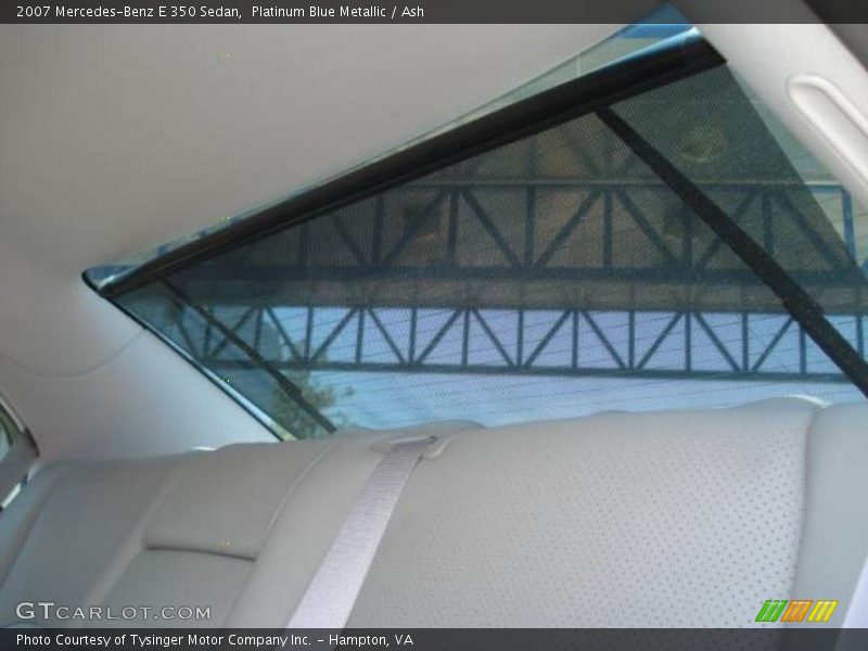 Platinum Blue Metallic / Ash 2007 Mercedes-Benz E 350 Sedan
