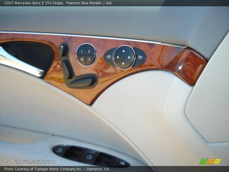 Platinum Blue Metallic / Ash 2007 Mercedes-Benz E 350 Sedan