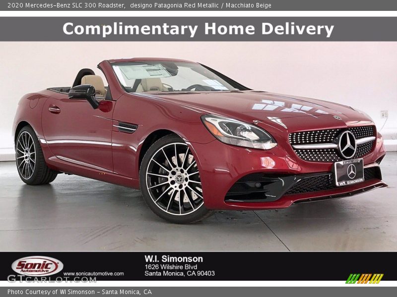 designo Patagonia Red Metallic / Macchiato Beige 2020 Mercedes-Benz SLC 300 Roadster