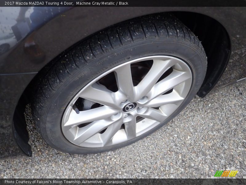 Machine Gray Metallic / Black 2017 Mazda MAZDA3 Touring 4 Door