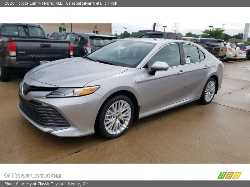 Celestial Silver Metallic / Ash 2020 Toyota Camry Hybrid XLE