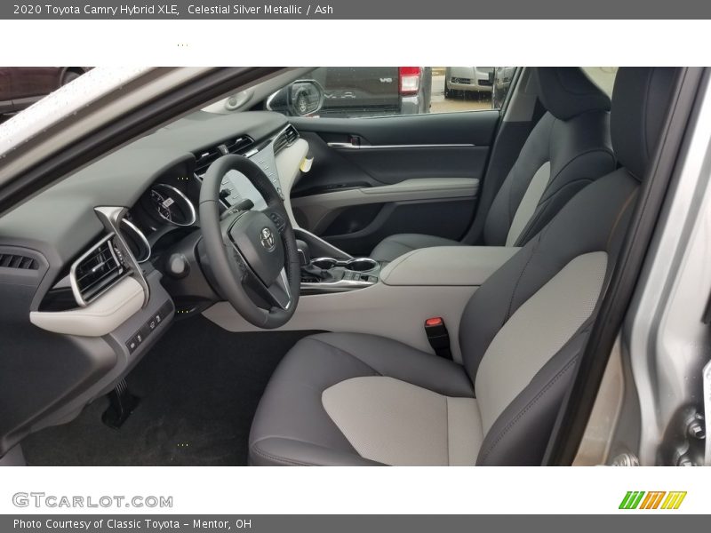 Celestial Silver Metallic / Ash 2020 Toyota Camry Hybrid XLE
