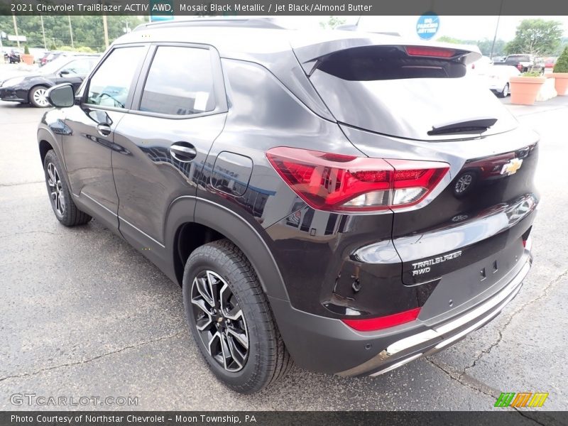 Mosaic Black Metallic / Jet Black/Almond Butter 2021 Chevrolet TrailBlazer ACTIV AWD