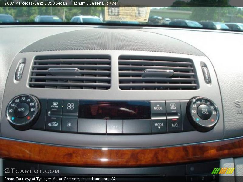 Platinum Blue Metallic / Ash 2007 Mercedes-Benz E 350 Sedan