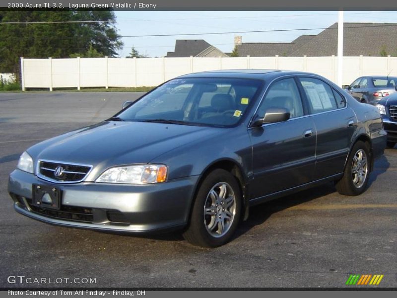 Laguna Green Metallic / Ebony 2000 Acura TL 3.2