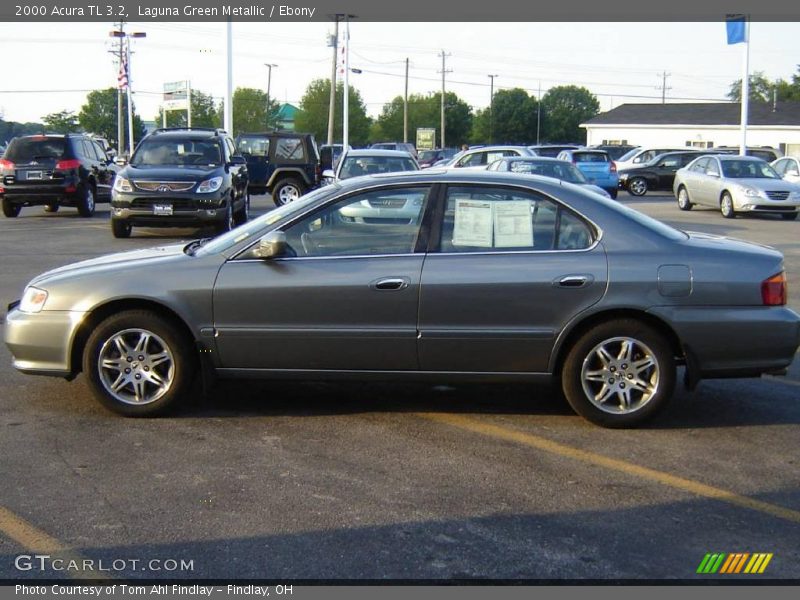 Laguna Green Metallic / Ebony 2000 Acura TL 3.2