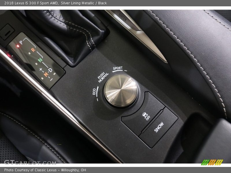 Silver Lining Metallic / Black 2018 Lexus IS 300 F Sport AWD