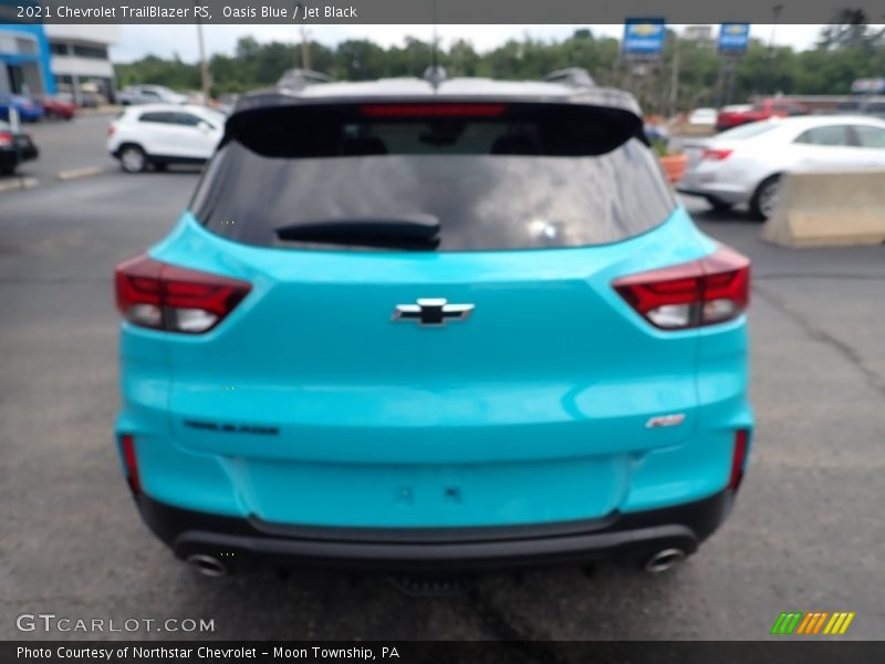 Oasis Blue / Jet Black 2021 Chevrolet TrailBlazer RS