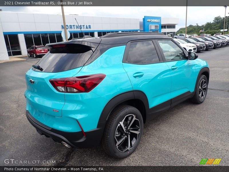 Oasis Blue / Jet Black 2021 Chevrolet TrailBlazer RS