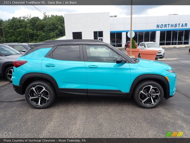 Oasis Blue / Jet Black 2021 Chevrolet TrailBlazer RS