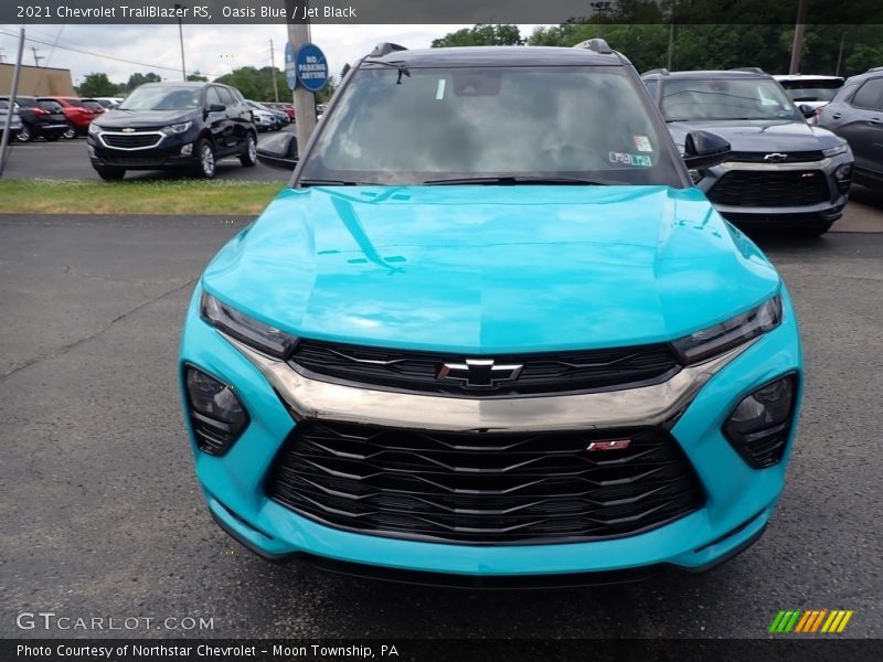 Oasis Blue / Jet Black 2021 Chevrolet TrailBlazer RS