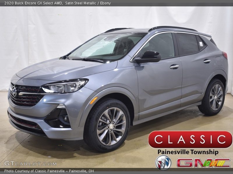 Satin Steel Metallic / Ebony 2020 Buick Encore GX Select AWD